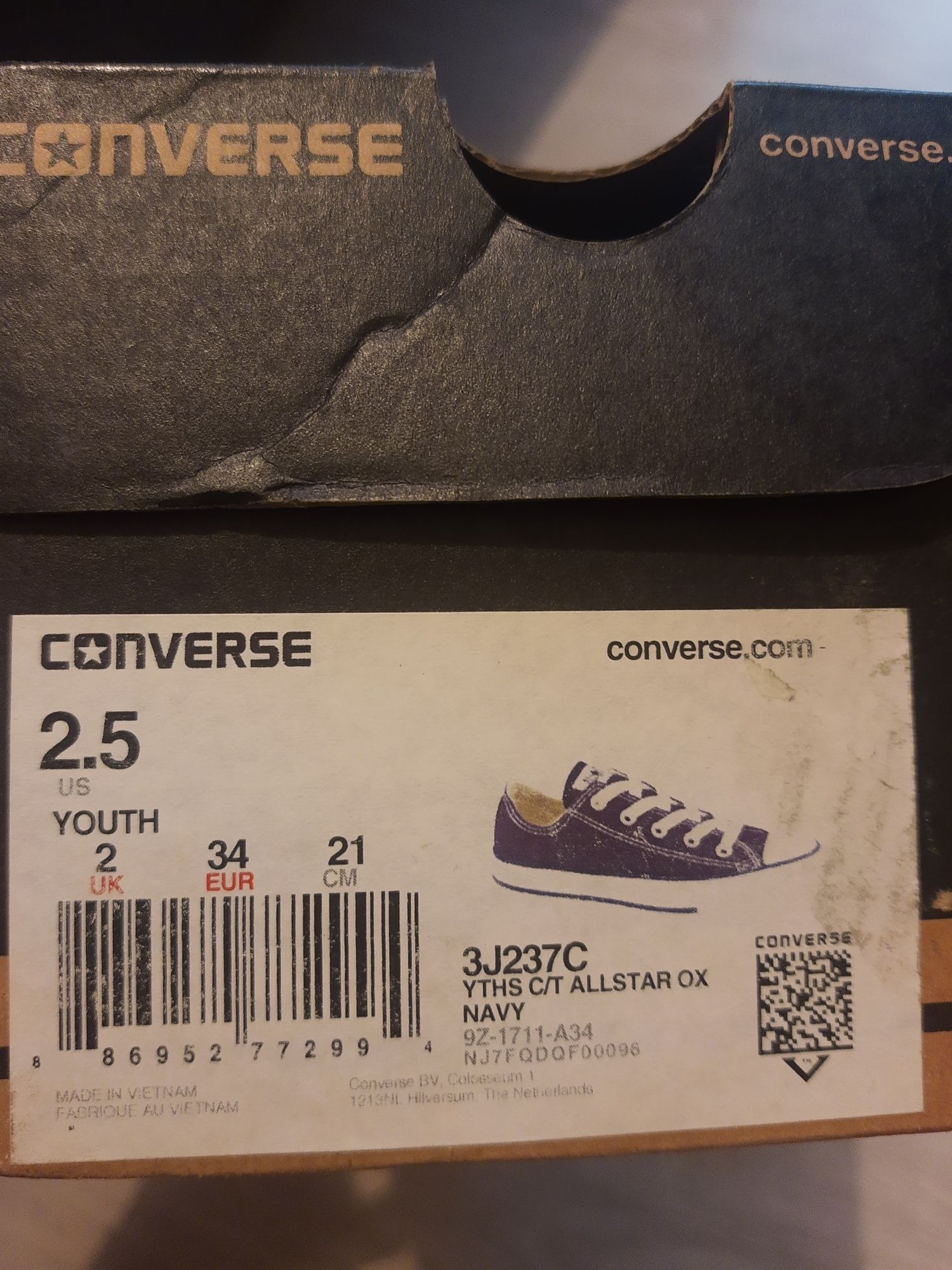 Nowe Oryginalne Trampki Converse All Star