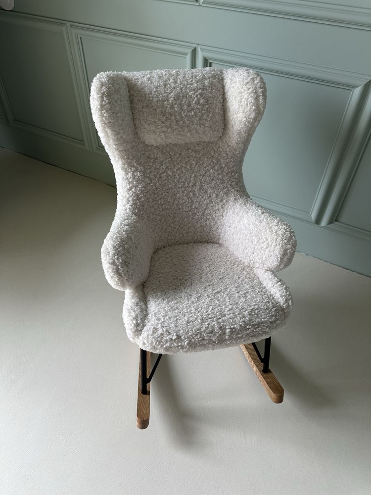 Fotel bujany dzięcięcy Cuddly Biały Miloo Home