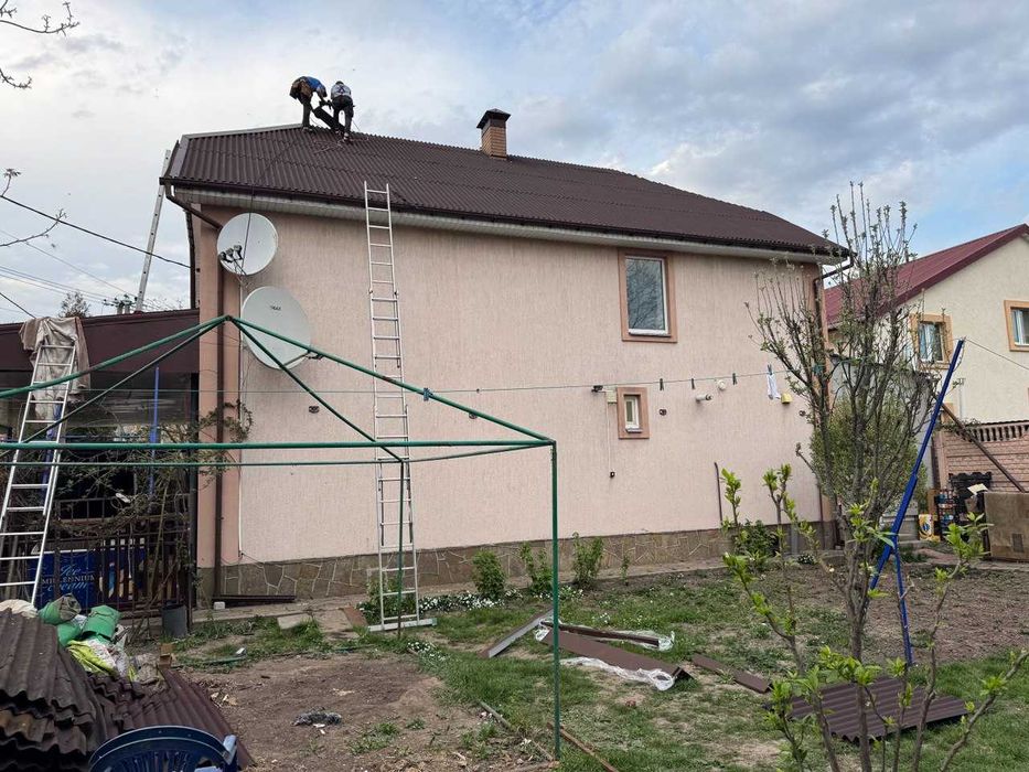 Ремонт кровли недорого. Кровельщики. Кровельные работы. Ремонт даху
