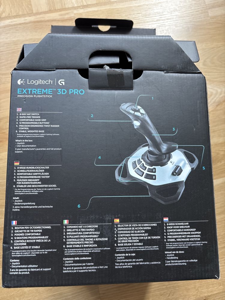 Logitech joystick Extreme 3D PRO precision flightstick X3D dla windows