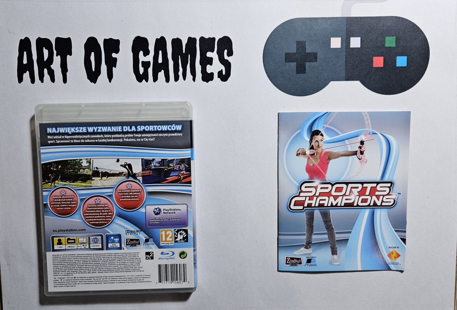 Sports Champions PL Polska Wersja Ps3 Playstation 3 BDB Sport Move
