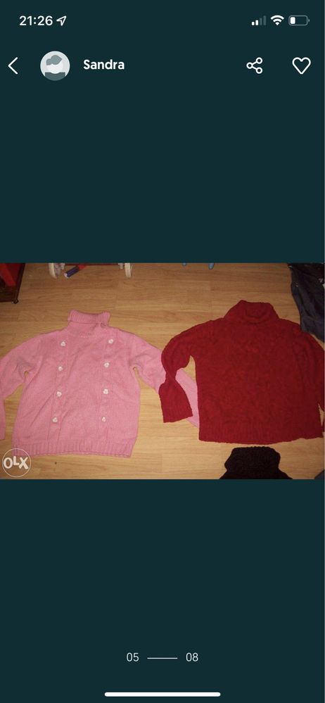 Giga zestaw paka odzieży damskiej zimowej + buty REEBOK roz. 39
