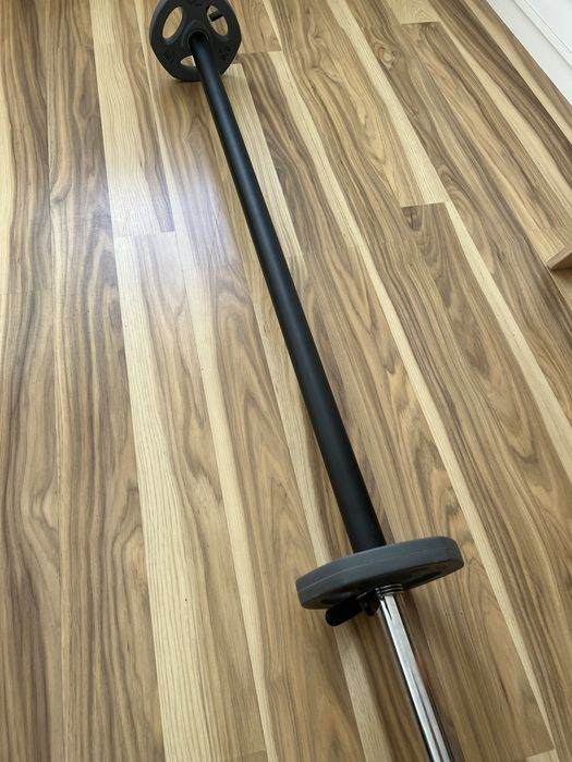 Sztanga z obciazeniem zestaw 20 kg