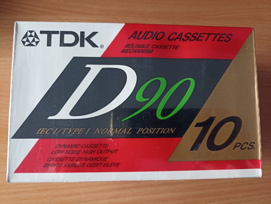 Cassetes TDK D 90 minutos
