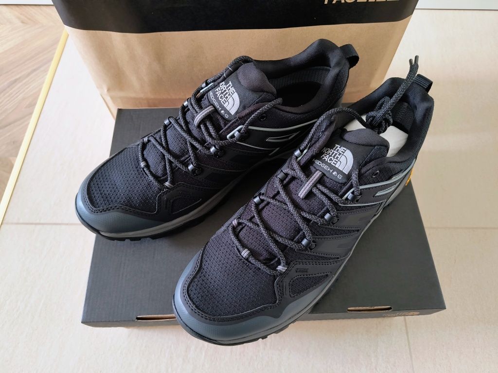 The North Face 45,5 wkł 30cm Nowe! Gwarancja 02.2027 Trekingowe Czarne