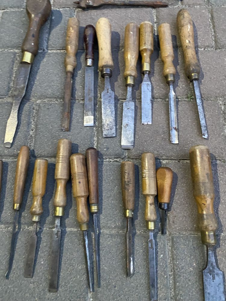 Стамески,рубанки,стружки старинные Stanley,Sheffield,Record Англия,США