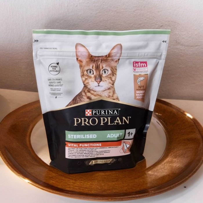 Сухой корм Purina Pro Plan Sterilised лосось 0,4 кг Vital Functions