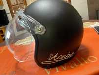 Capacete Acerbis com viseira frontal (XL)