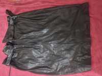 Кожаная юбка,размер S,150 грн