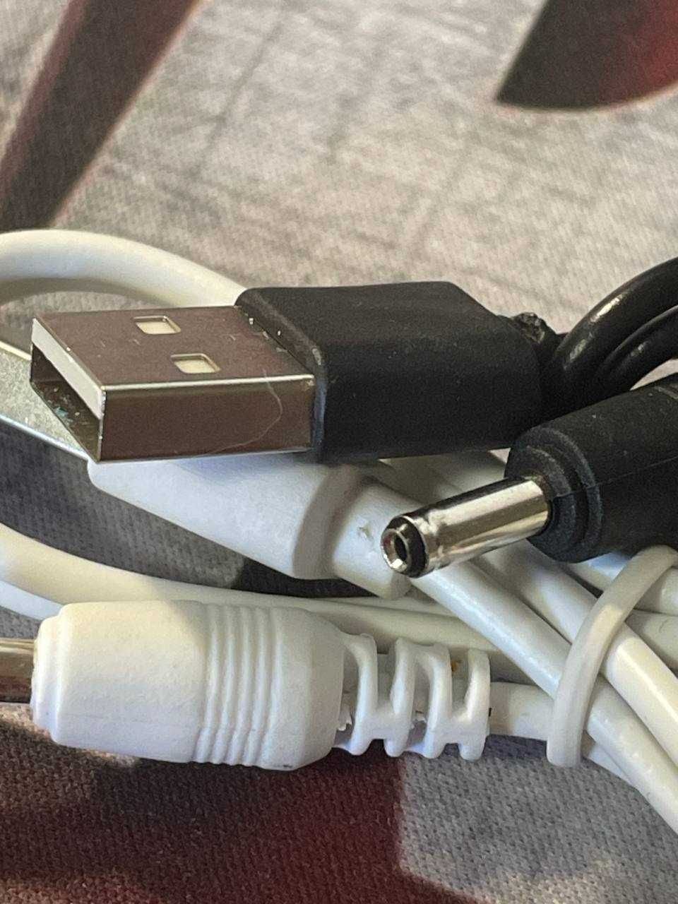 Комплект з двох кабелів USB to DC 3.5x1.35 мм