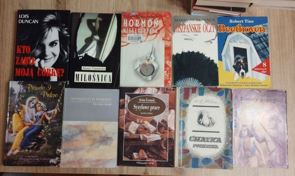 Książki  z domowej biblioteki