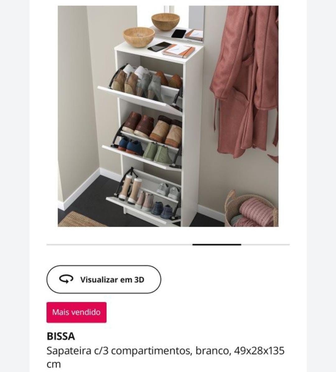 Sapateira BISSA IKEA