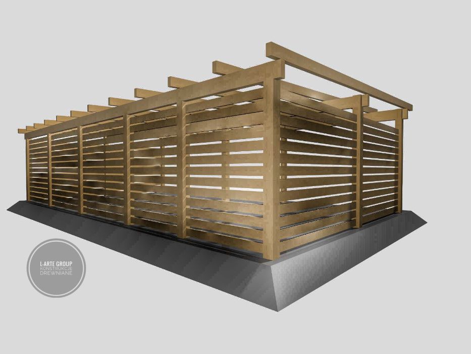 Wiata garażowa 10x6m 3 stanowiskowa Producent
