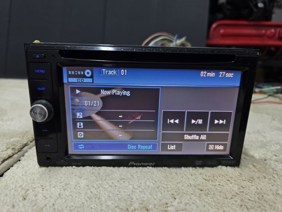 Pioneer Avic-D3 2Din dvd navi radio