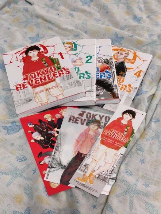 Tokyo revengers 4 tomy + gratisy
