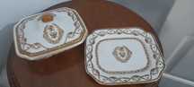 Terrina muito antigas com prato, porcelana chinesa cfr. Símbolo foto.
