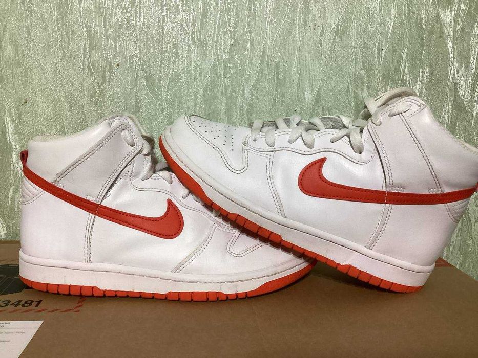 Кроссовки Nike Dunk High White размер 39
