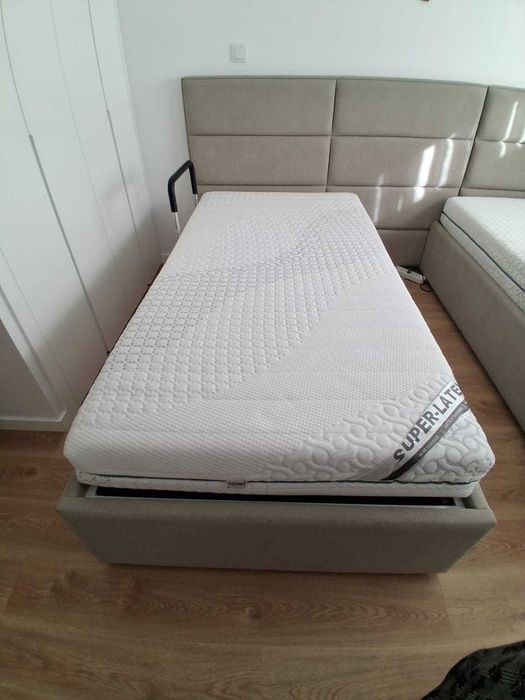 2 camas articuladas elétricas modernas télécomandadas