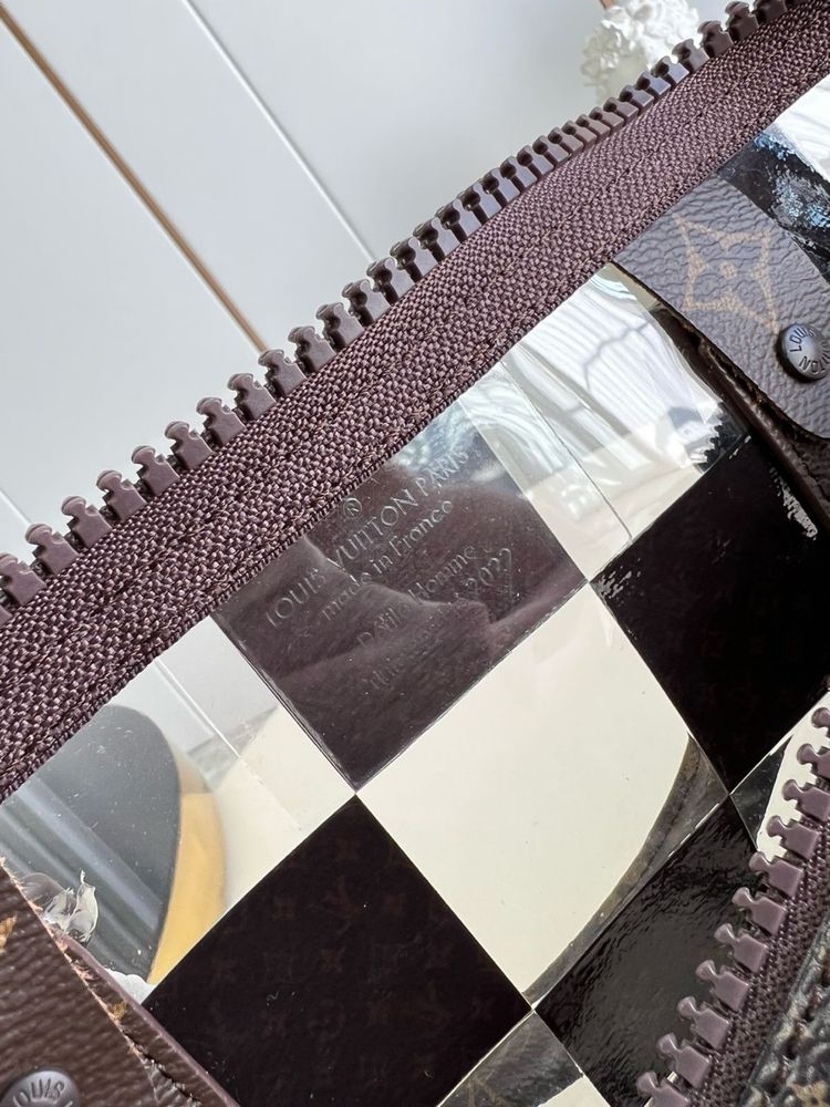 Saco de viagem Louis Vuitton  Lona e acrilico