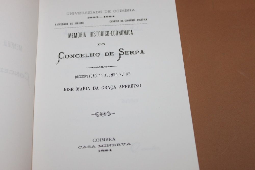 Memória Histórico-Económica do Concelho de Serpa