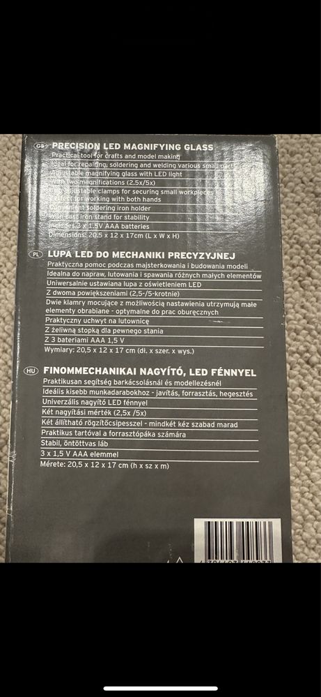 Lupa Led do mechaniki precyzyjnej Powerfix