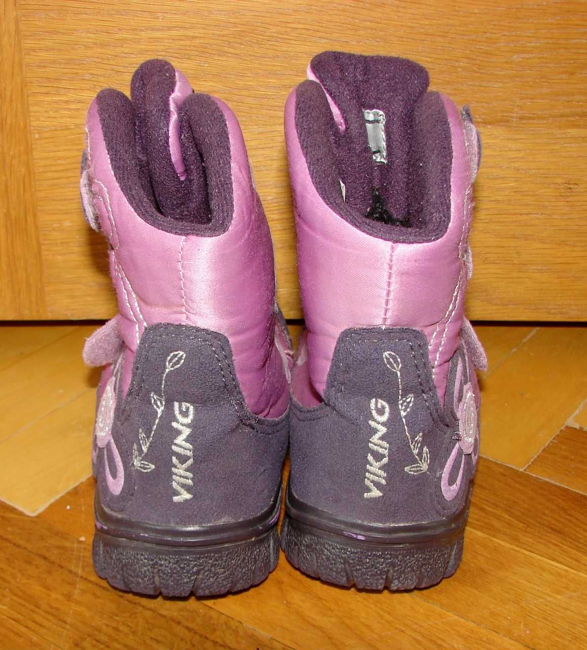 Зимние сапоги ботинки Viking для девочки 25 р., 15,5-16 см