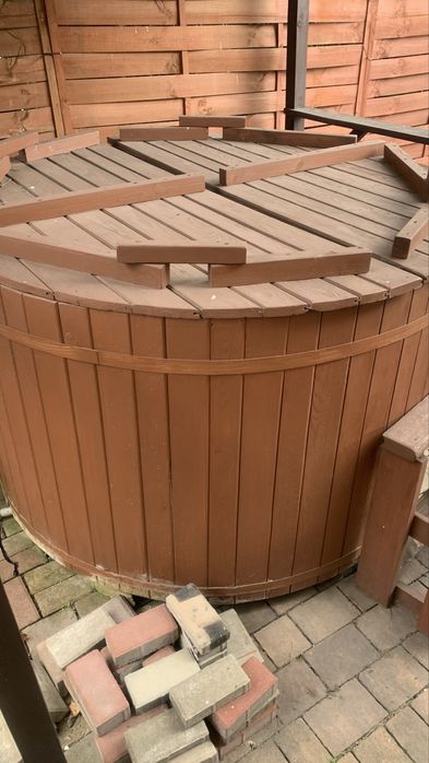 Bania drewniana balia ogrodowa 200 cm