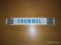 ## régua de madeira Thümmel AG 2m/200cm (vintage / carpinteiro) ##