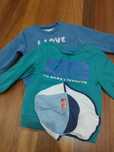 Bluzy chlopiece i czapeczka