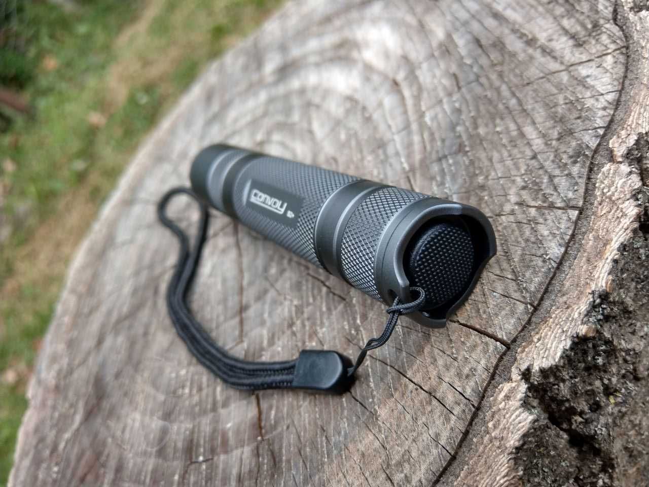 Тактический фонарь Convoy S2+ XM-L2 / 2.1А / 1000 люмен / серый