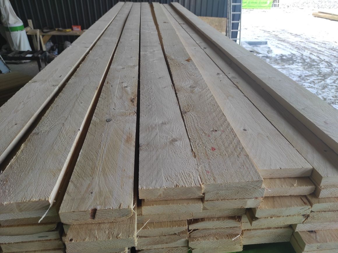 Deska szalunkowa obiciowa sucha świerk 25x150mm BRUTTO!