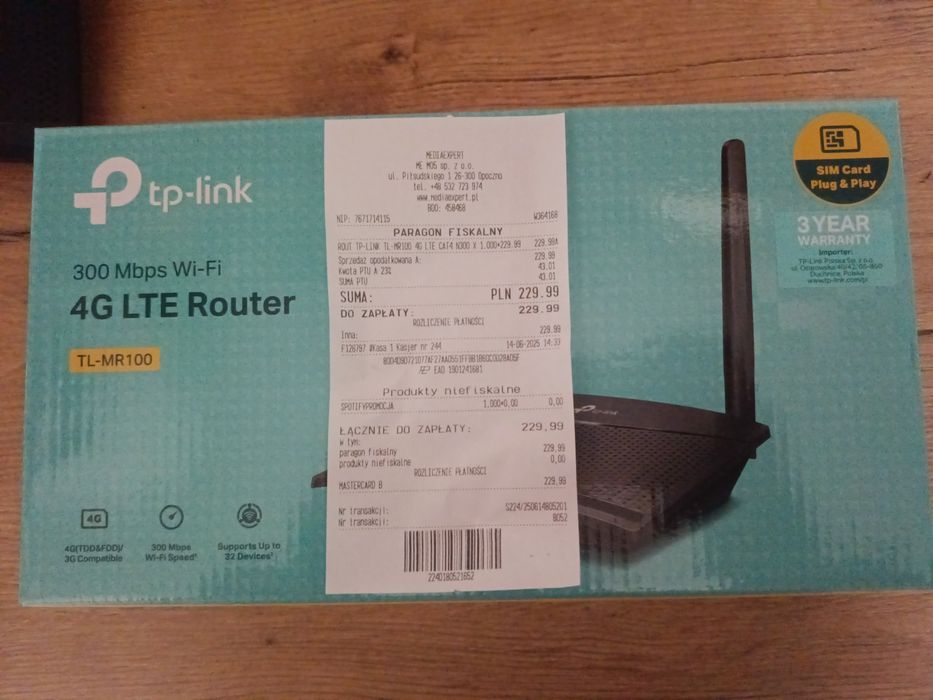 Router LTE TP-Link SIM