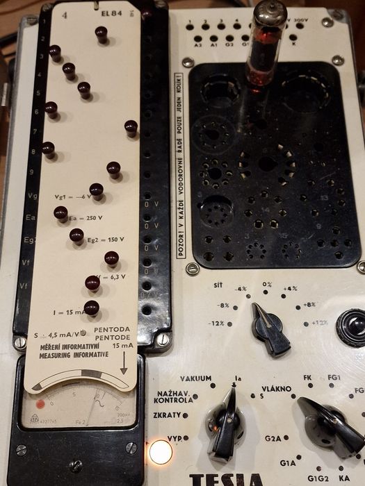 Lampy Telefunken EL84 dobrana para