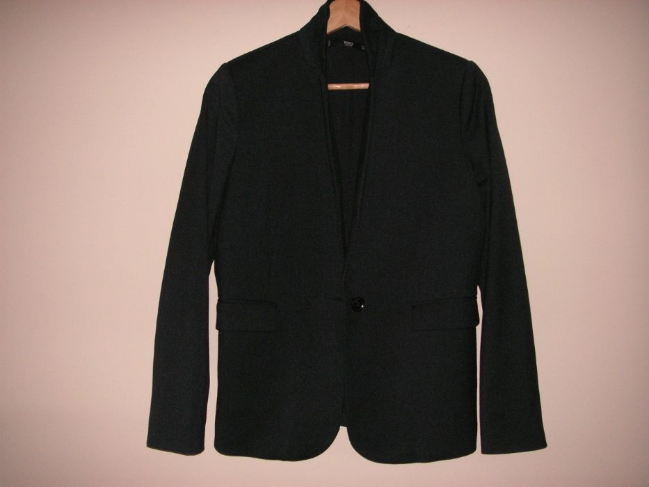 Casaco / Blazer Zara Preto e Mango Azul Escuro T- 42 / 40