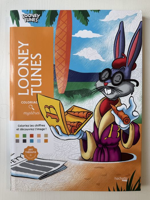 Розмальовка по номерам Looney Tunes Hachette