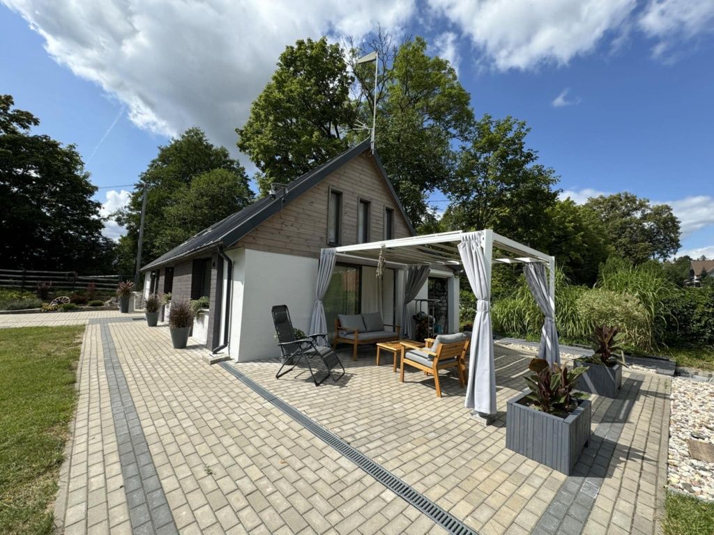 Domek do wynajęcie Mazury , linia brzegowa, pomost , plaża plaża