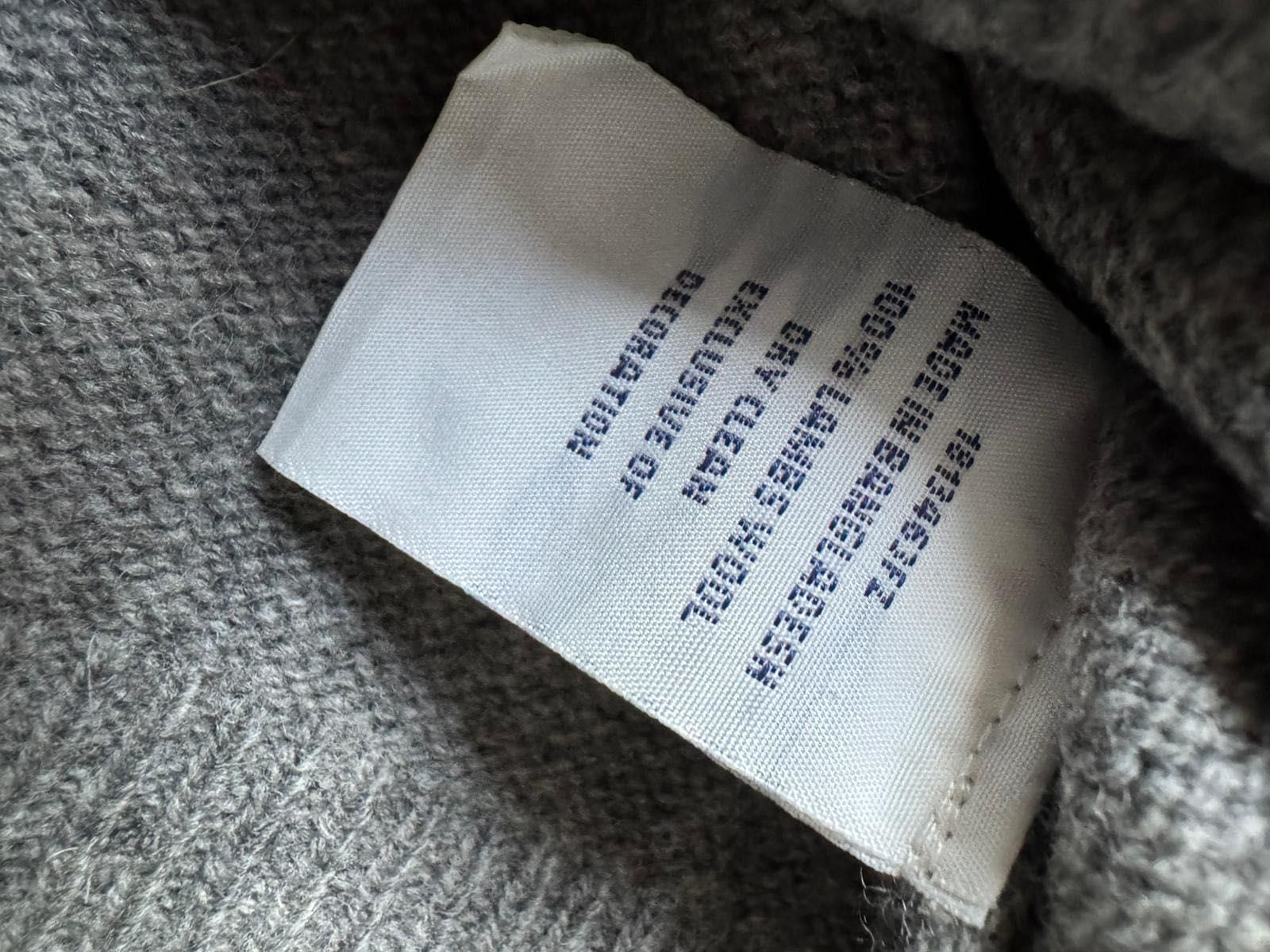 Nowy Oryginalny Sweter Męski Wełniany POLO RALPH LAUREN Szary L