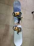 Prancha snowboard head com fixadores salomon