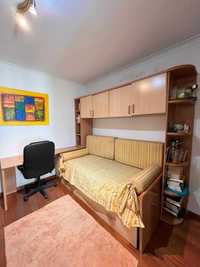 Mobilia quarto completo com dupla cama