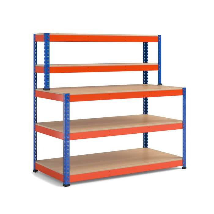 Stol kompletacyjny Regaly polkowe  regal do garazu sklepu