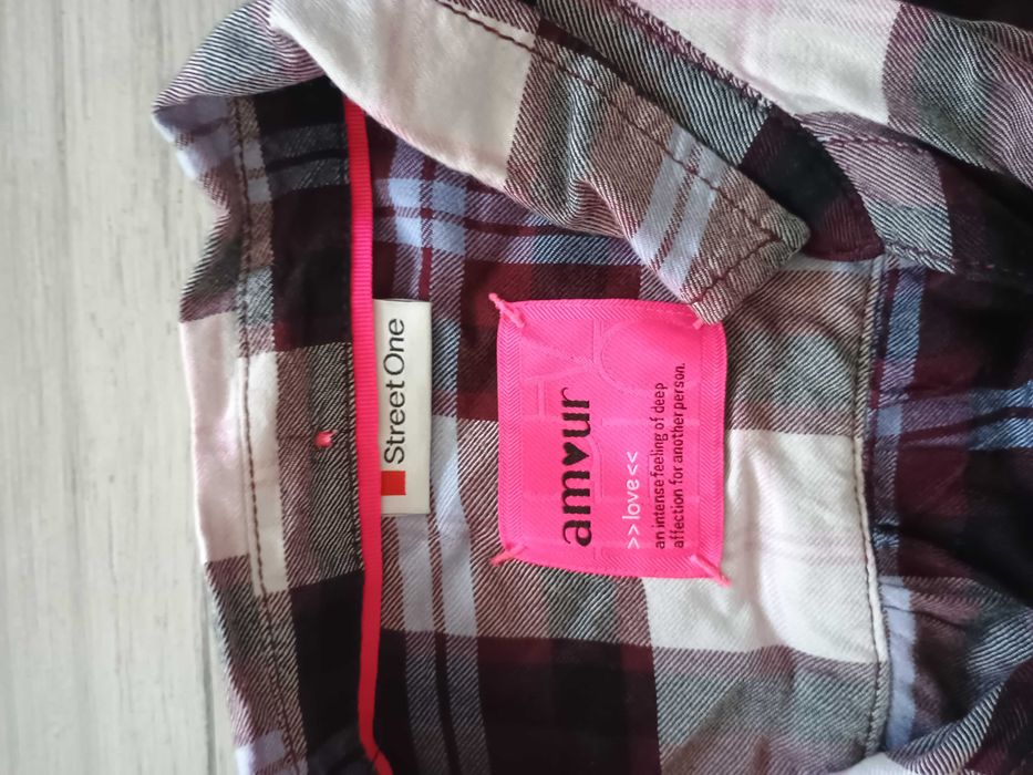 Koszula w kratkę damska