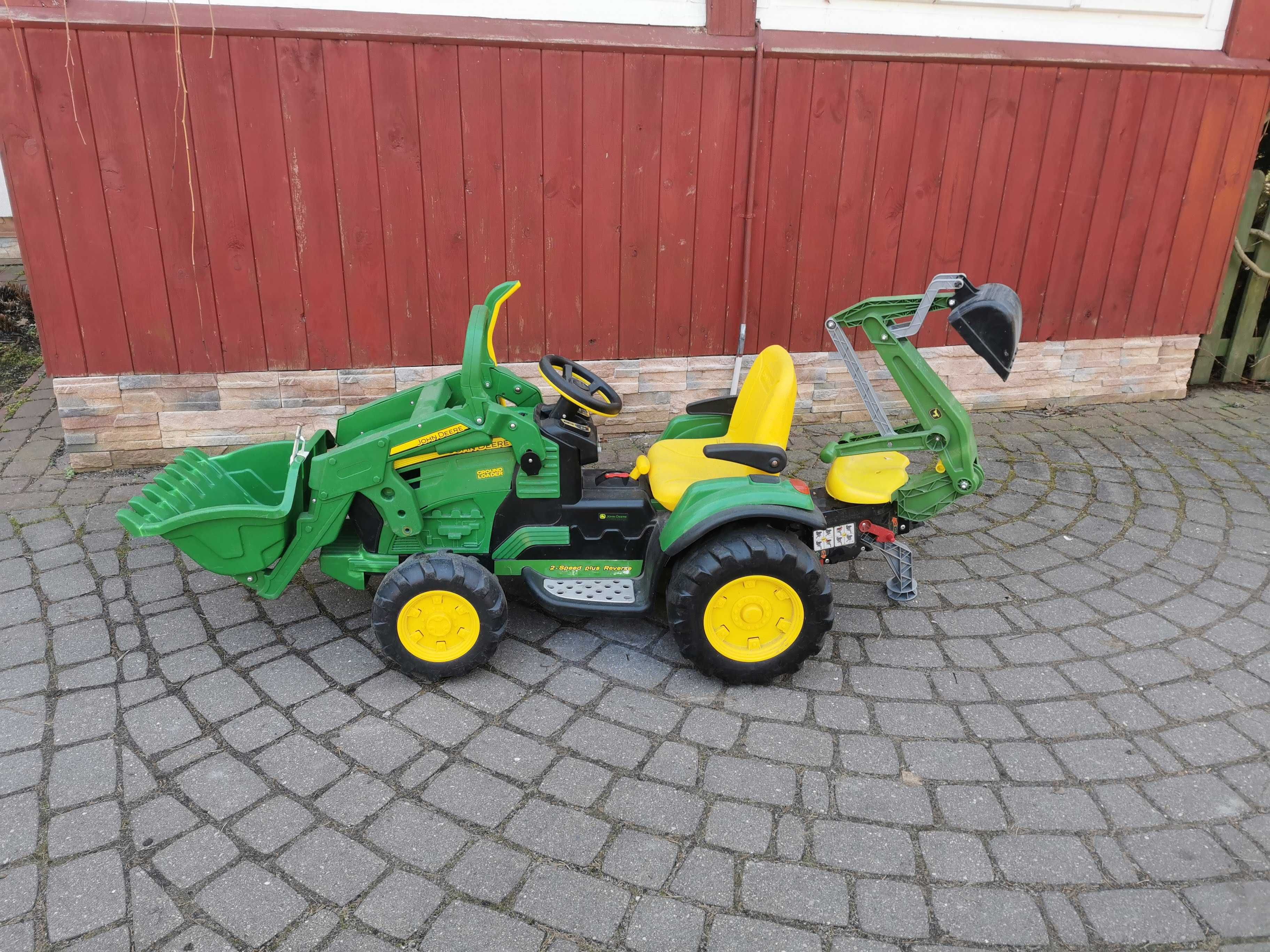 Peg Perego Traktor John Deere KOPARKA na akumulator 12V