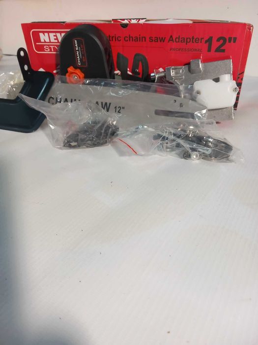 Piła łańcuchowa adapter szlifierki kątowej, nowy model ze smarowaniem