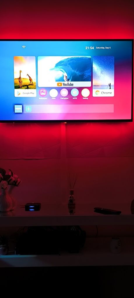 TV Box T95 Max Android 4GB+32GB Como Nova