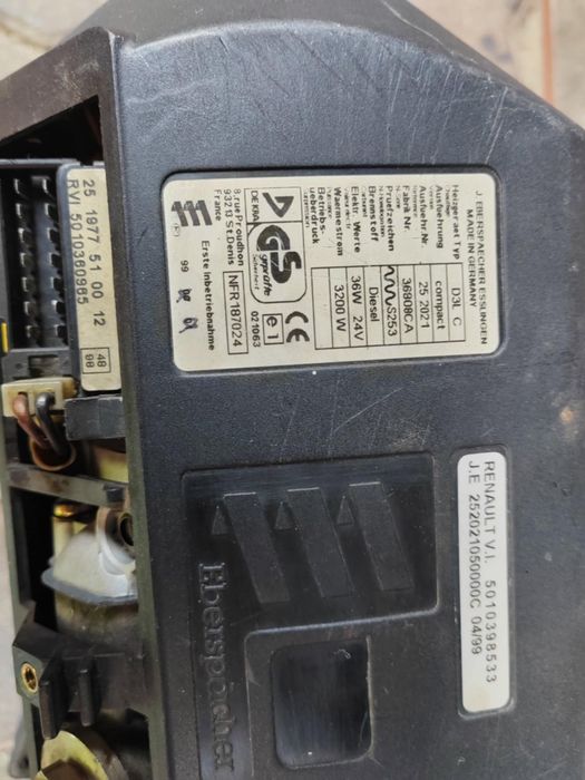 Webasto eberspacher D3l c 24 V