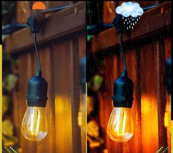 Girlanda świetlna, do ogrodu, 20m, żarówki led, lampki ogrodowe,zestaw