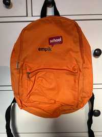 Pomarańczowy plecak Empik SchooL