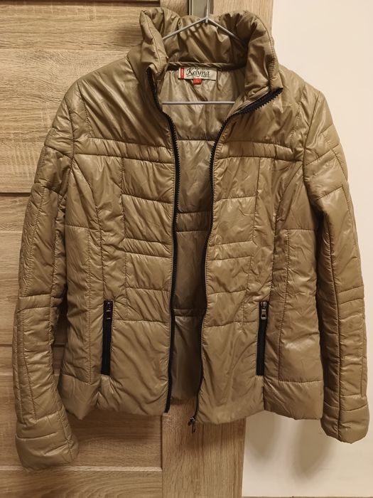 Damska przejściowa kurtka na suwak ze stójką sezon wiosna lato M/L