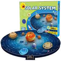 Puzzle 3D Układ Słoneczny Planety Edukacyjne Dzieci Dorośli 106 el.