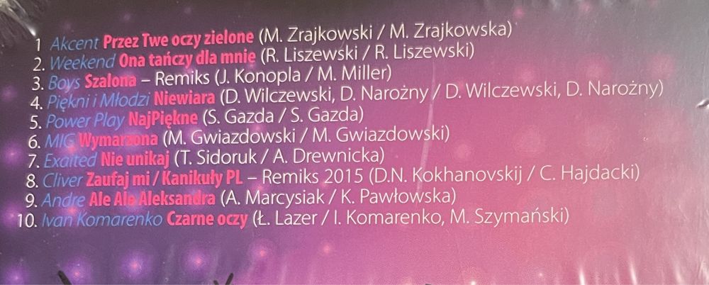 Disco Polo Oczy zielone Szalona Ale Ale Aleksandra… cd nowa folia